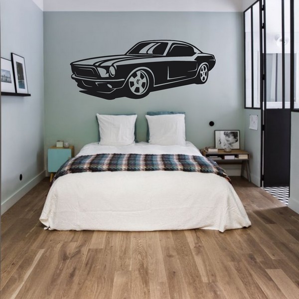 Exemple de stickers muraux: Ford Mustang